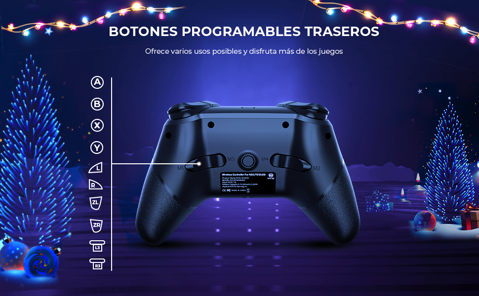 botones traseros